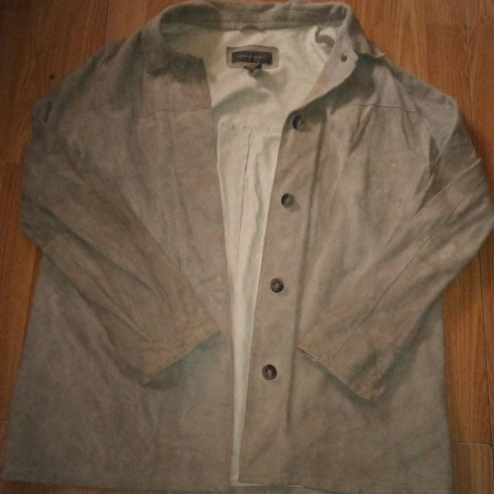 Banana Republic Grey leather Jacket